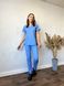 Жіночий медичний костюм Тіна небо зі штанами Стріт 688 фото 1