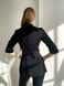 Жіночий медичний костюм Голді чорний з брюками Стріт, 40 177051 фото 3
