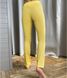 Жіночі медичні штани Слімс жовті. Коттон 0003 фото 2