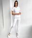 Жіночий медичний костюм Мікато білий зі штанами Стріт 53050 фото 1