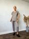 Жіночий медичний костюм Тіна мокко зі штанами Джоггер 721 фото 1