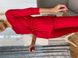 Жіночий медичний костюм Луна червоний зі штанами Слімс 1010 фото 2