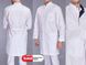 Медицинский халат "Браян" для мужчин. Белый (сапфир). Рукав длинный 44 2065 фото 1
