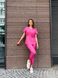 Жіночий медичний костюм Мікато фуксія зі штанами Джоггер 50 4694 фото 1