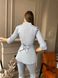Женский медицинский костюм Голди сталь с брюками Стрит 177791 фото 3