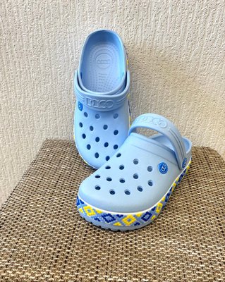 Медичне взуття Сабо Вишиванка блакитний 2800 фото