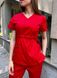 Женский медицинский костюм Микато красный с брюками Чинос 2560 фото 2