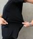 Жіночий медичний костюм Тіна чорний зі штанами Стріт 02979-42 фото 2