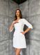Жіночий медичний халат Канді UA білий. Котон 18470 фото 1