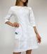 Жіночий медичний халат Канді UA білий. Котон 18470 фото 6