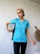 Жіночий медичний костюм Тіна лагуна зі штанами Стріт 44 070101 фото 2