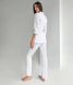 Жіночий медичний костюм Зола білий зі штанами Стріт 51898 фото 2