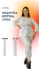 Жіноча медична куртка Луна білий 3/4 рукав Plus size Котон  03201 фото 4