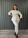 Жіноча медична куртка Луна білий 3/4 рукав Plus size Котон  03201 фото 1