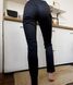 Женские медицинские брюки черные Слимс. Стрейч-коттон 6968 фото 2