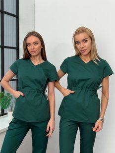 Жіночий медичний топ Тренді тропік. Котон 1028077 фото