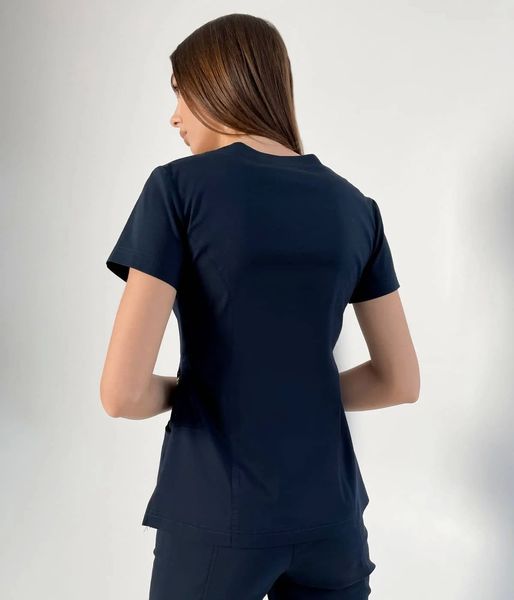 Жіночий медичний костюм Коді темно-синій зі штанами Стріт 53276 фото