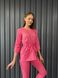 Жіночий медичний костюм Луна яскраво-рожевий з Джоггерами 7466 фото 2
