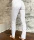 Женские медицинские брюки Слимс белые. Коттон 6297 фото 2